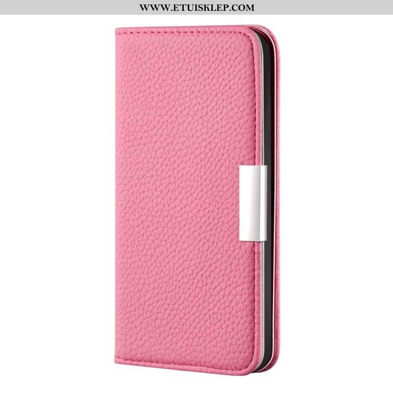 Etui Na Telefon do Xiaomi Redmi Note 10 Pro Etui Folio Liczi Ze Sztucznej Skóry Ultra Szykowny
